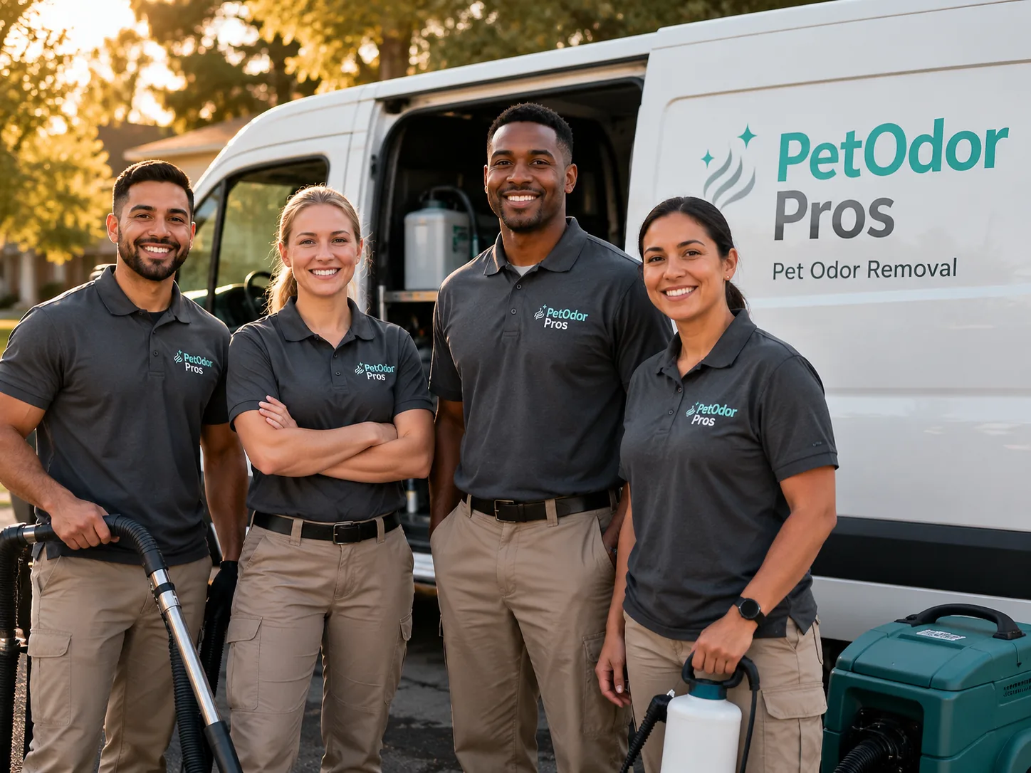 Pet Odor Removal team serving West Newton, MA